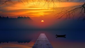 Photo sunset