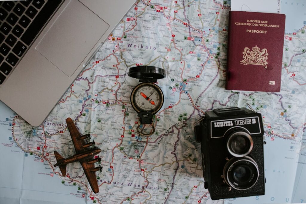 Photo documenting travel