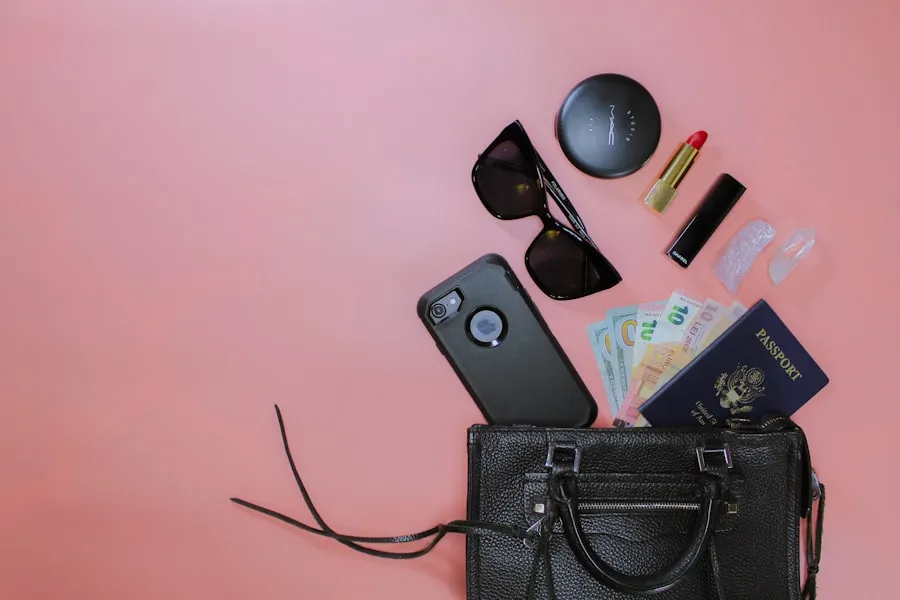Photo hand luggage essentials