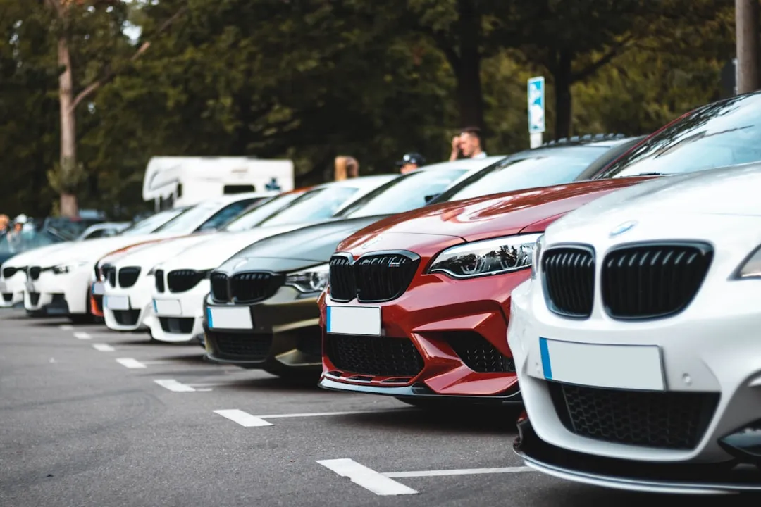 Photo renting a car