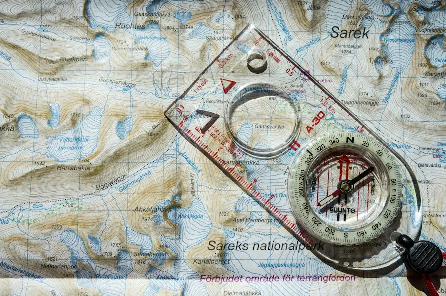 Photo map navigation guide