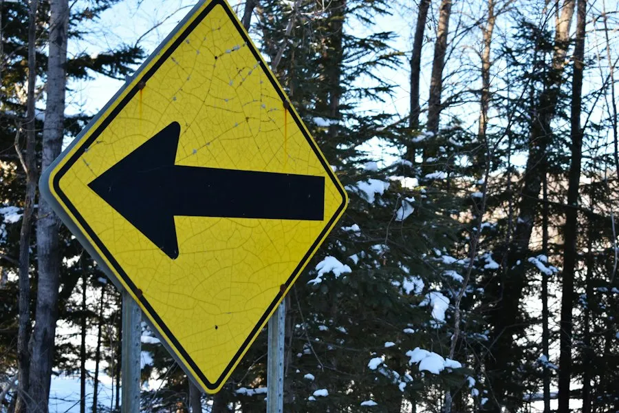 Photo road signs guide